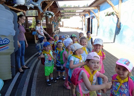 MALUSZKI NA WYCIECZCE SEA PARK W SARBSKU grafika