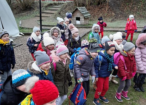 MISIAKI I ŻABKI NA WYCIECZCE W DRZEWINIE grafika