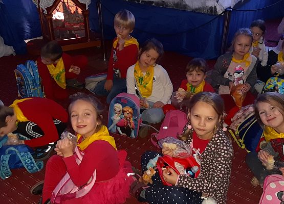 MISIAKI I ŻABKI NA WYCIECZCE W DRZEWINIE grafika