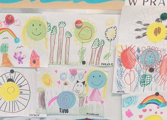DZIEŃ  KROPKI  U  MISIAKÓW  I  SŁONECZEK grafika