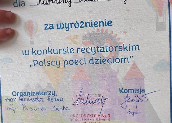 POLSCY  POECI  DZIECIOM grafika