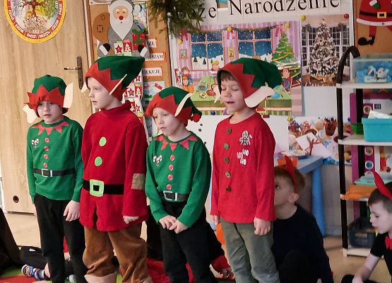 PRZEDSTAWIENIE  ŚWIĄTECZNE  U  MISIAKÓW grafika