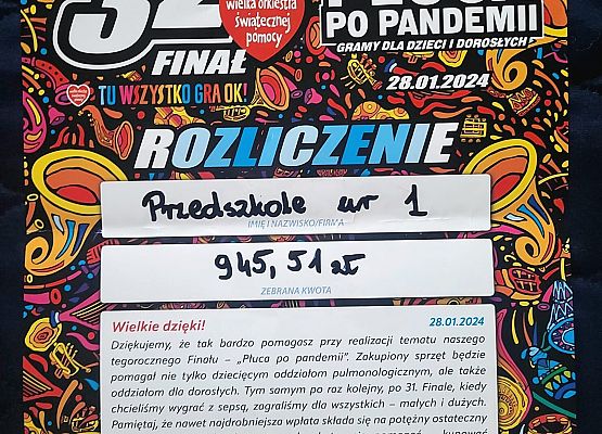 PRZEDSZKOLAKI  DLA  WIELKIEJ  ORKIESTRY  ŚWIĄTECZNEJ  POMOCY grafika