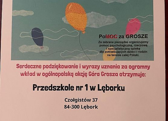 AKCJA GÓRA GROSZA grafika