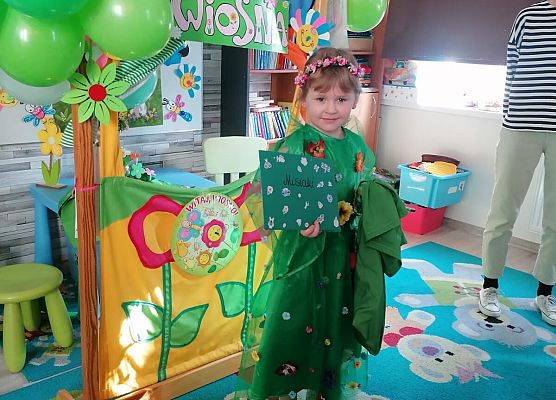 PRZEDSZKOLAKI WITAJĄ WIOSNĘ grafika