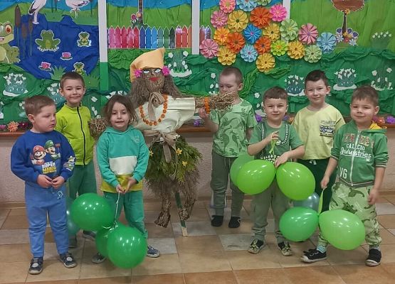 PRZEDSZKOLAKI WITAJĄ WIOSNĘ grafika