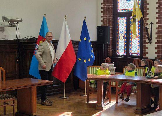 KOTKI  I  PSZCZÓŁKI  W  LĘBORSKIM  RATUSZU grafika