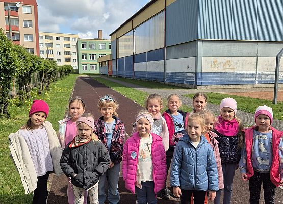 KOTKI ZWIEDZAJA TEREN SZKOŁY NR8 W LĘBORKU grafika