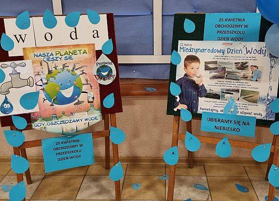 ŚWIĘTO  WODY  W  PRZEDSZKOLU grafika