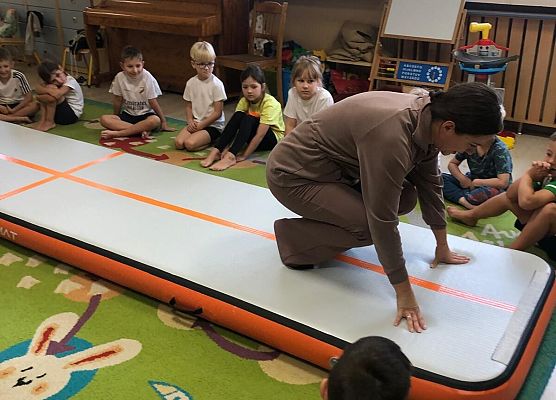 ZAJĘCIA GIMNASTYCZNE Z TRENERKĄ W GRUPIE MOTYLKI grafika