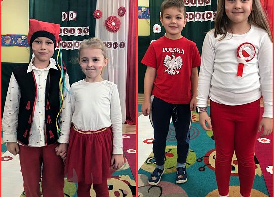 DZIEŃ  W  STROJACH  BIAŁO - CZERWONYCH grafika