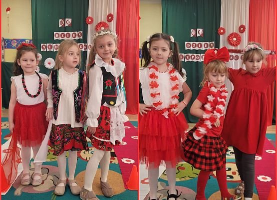 DZIEŃ  W  STROJACH  BIAŁO - CZERWONYCH grafika