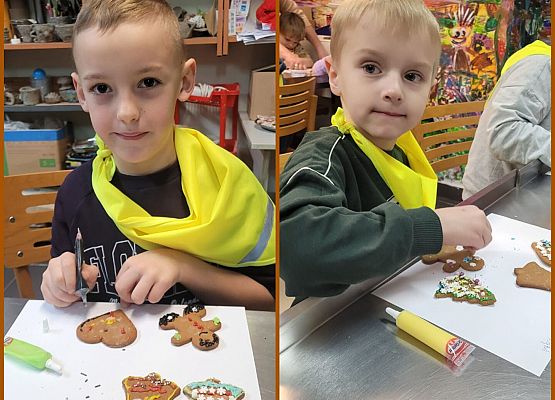 PINGWINKI I MOTYLKI NA WARSZTATACH ZDOBIENIA PIERNIKÓW grafika