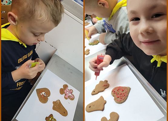 PINGWINKI I MOTYLKI NA WARSZTATACH ZDOBIENIA PIERNIKÓW grafika