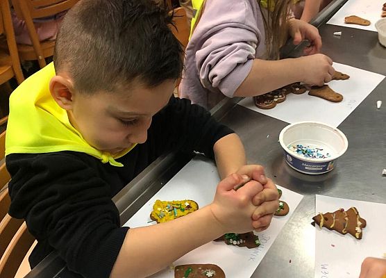 PINGWINKI I MOTYLKI NA WARSZTATACH ZDOBIENIA PIERNIKÓW grafika