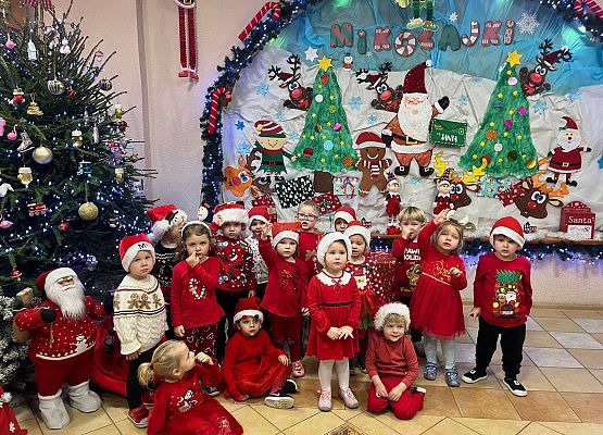 WESOŁE  MIKOŁAJKI  W  PRZEDSZKOLU grafika