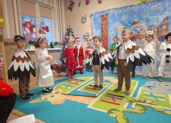 ZIMOWE  SPOTKANIE  Z  RODZICAMI  U  SŁONECZEK grafika