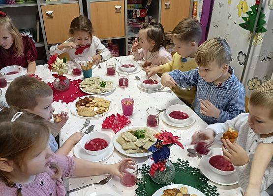 WIGILIA  W  PRZEDSZKOLU grafika