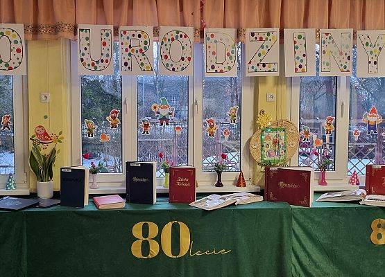 80 URODZINY PRZEDSZKOLA grafika