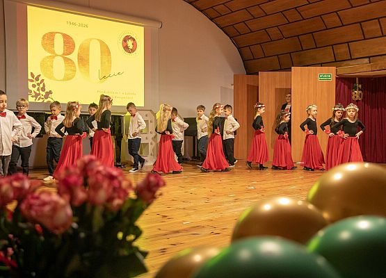 80 URODZINY PRZEDSZKOLA grafika