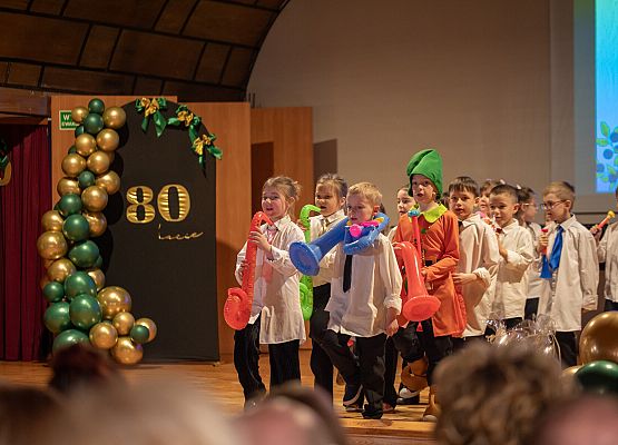 80 URODZINY PRZEDSZKOLA grafika