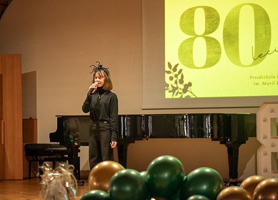 80 URODZINY PRZEDSZKOLA grafika