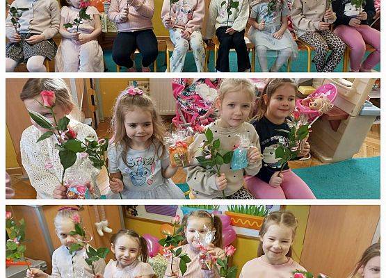 DZIEWCZYNKA  DUŻA  I  MAŁA  6  MARCA ŚWIĘTOWAŁA grafika