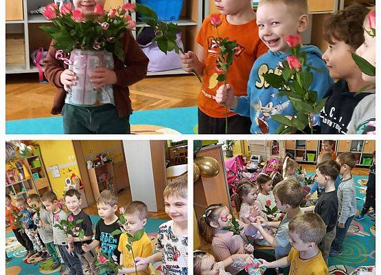 DZIEWCZYNKA  DUŻA  I  MAŁA  6  MARCA ŚWIĘTOWAŁA grafika