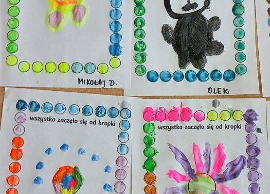 DZIEŃ KROPKI W PRZEDSZKOLU grafika