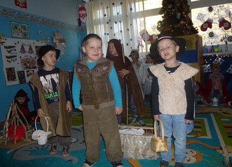 WESOŁE  JASEŁKA  U  ŻABEK  grafika