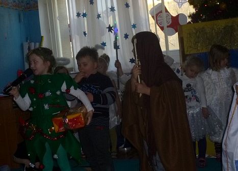 WESOŁE  JASEŁKA  U  ŻABEK  grafika