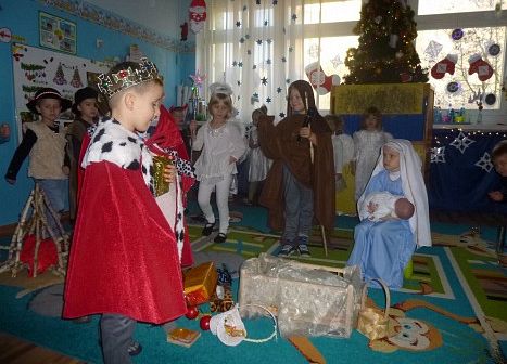 WESOŁE  JASEŁKA  U  ŻABEK  grafika