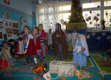 WESOŁE  JASEŁKA  U  ŻABEK  grafika