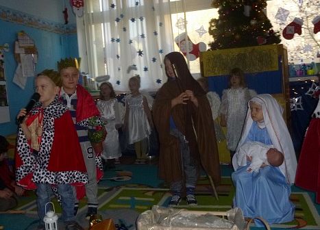 WESOŁE  JASEŁKA  U  ŻABEK  grafika